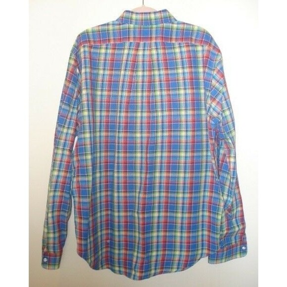Ralph Lauren Shirt Multi-Colored Plaid Classic Fit Long Sleeve Mens Size XL - Picture 6 of 6
